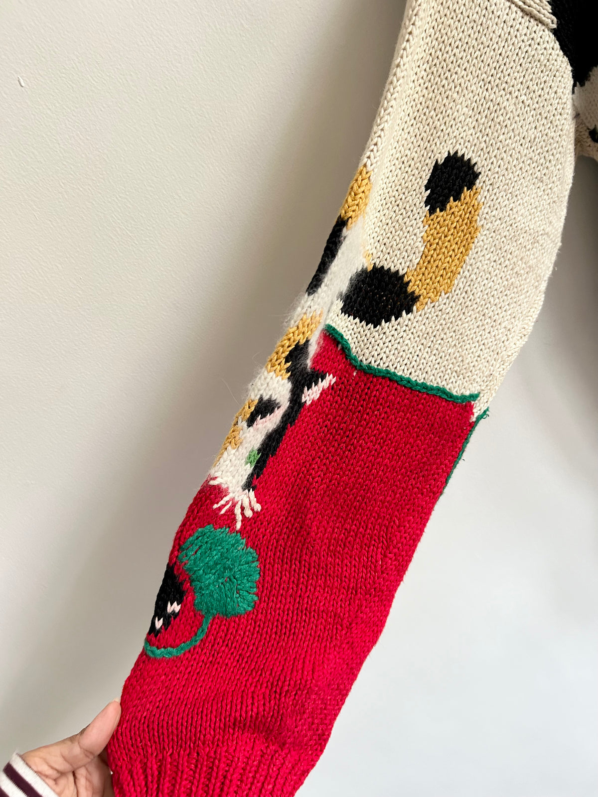 Vintage Cat Knit Sweater