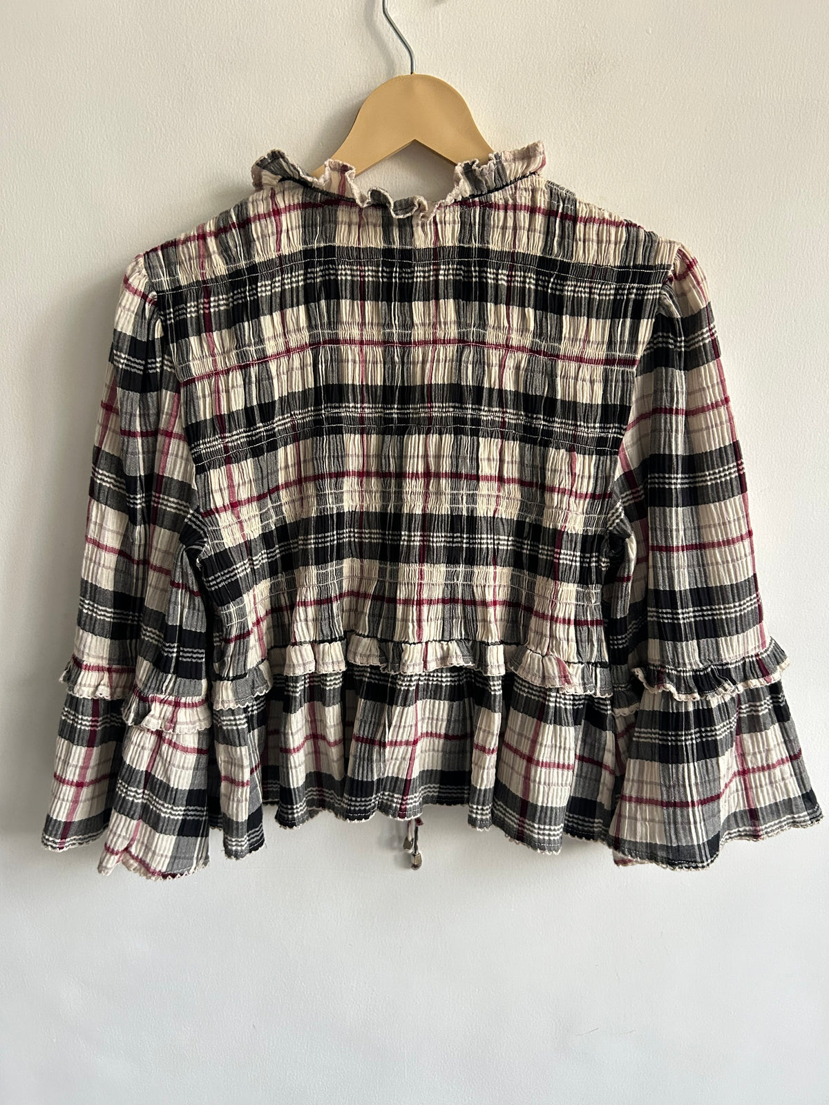 Plaid Cotton Top: 46”