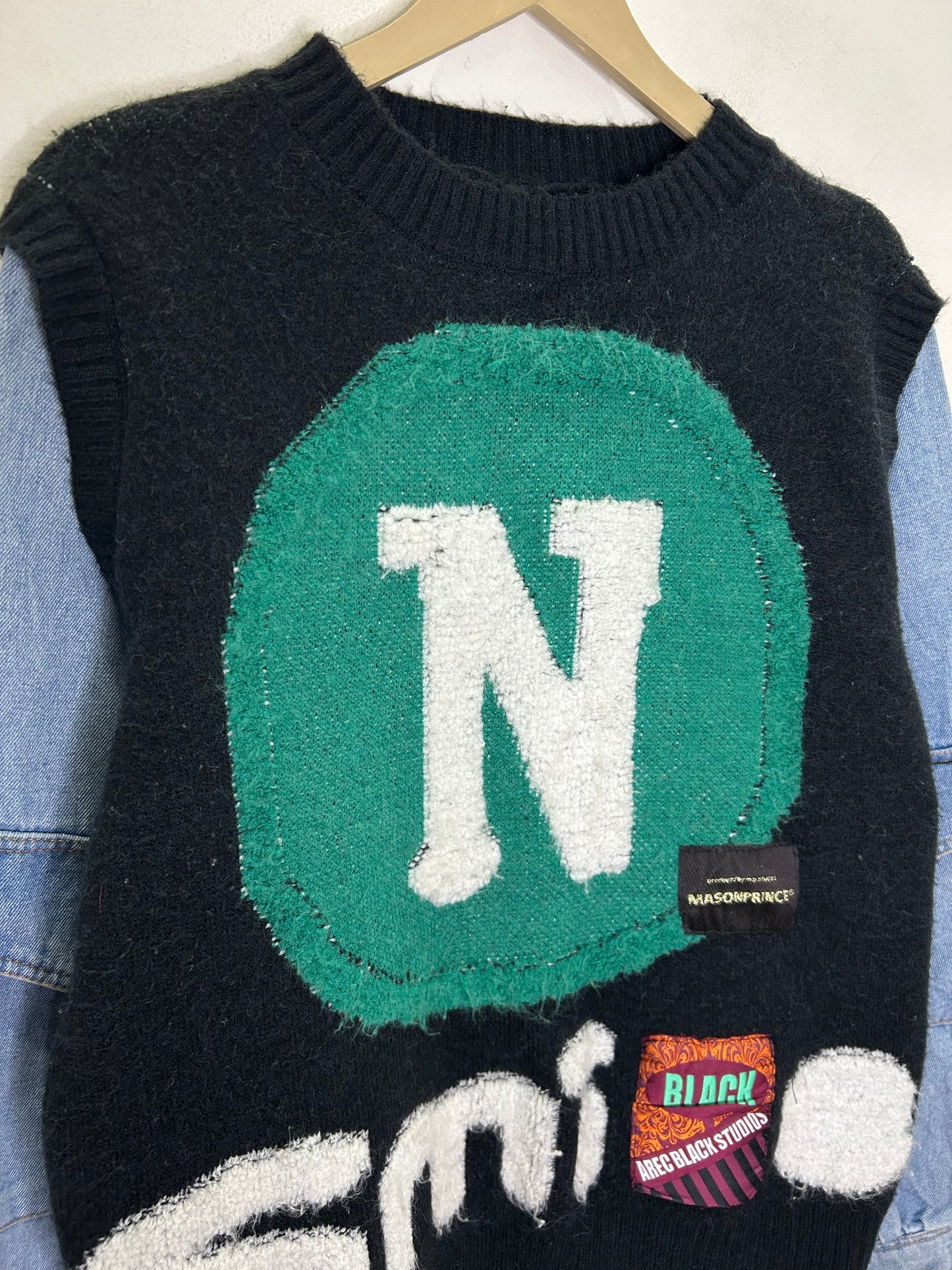 Black Smiley Sweater