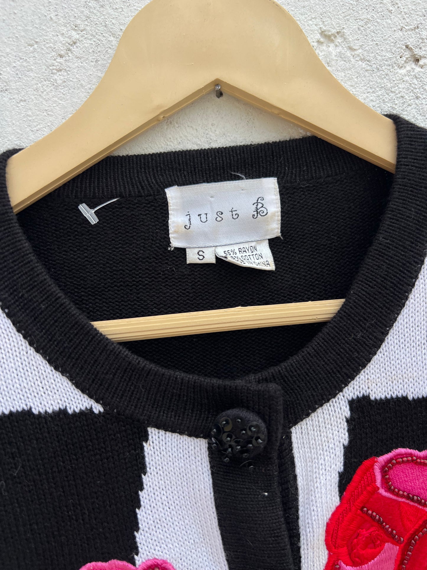 Rose Beaded Sweater