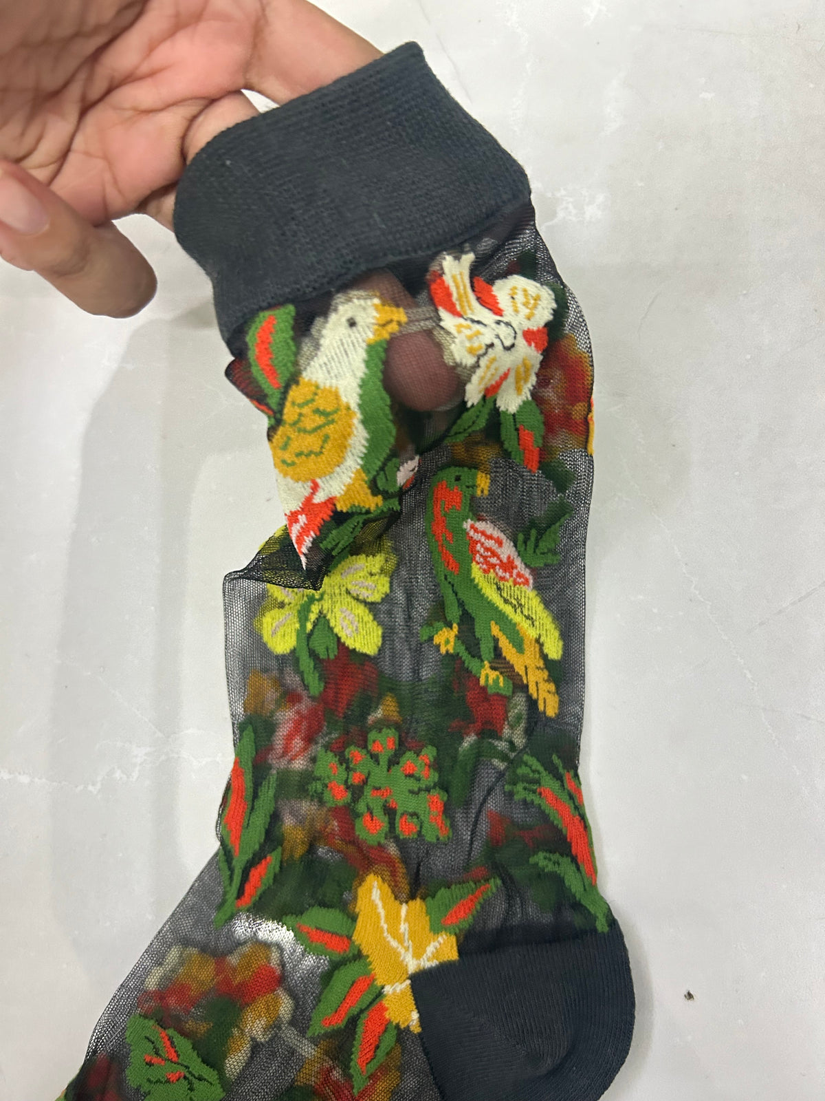 Mesh Birdy Socks
