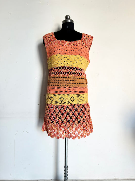 Sunrise Crochet Dress