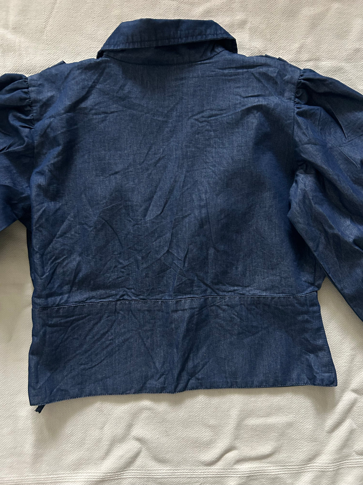 Denim Cotton Top