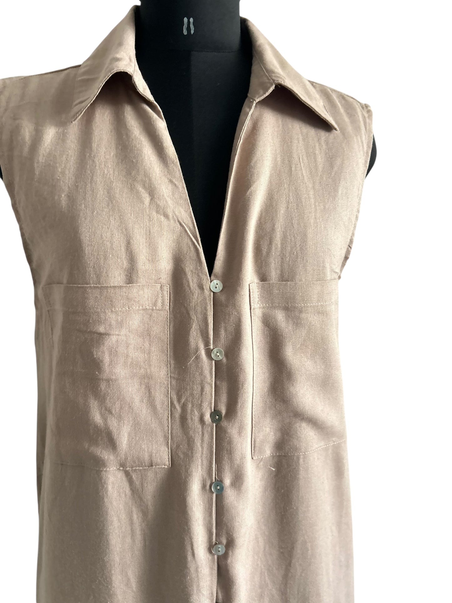 MAAG Linen Beige Dress