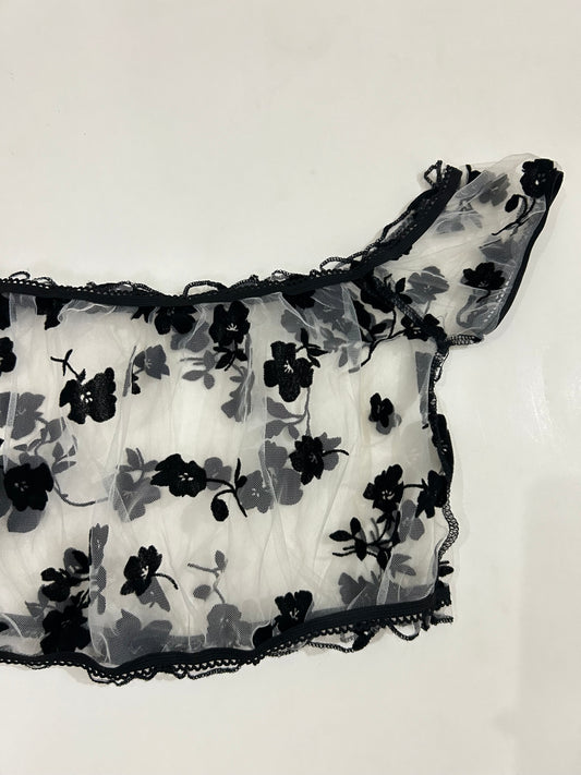 Mesh Floral Top