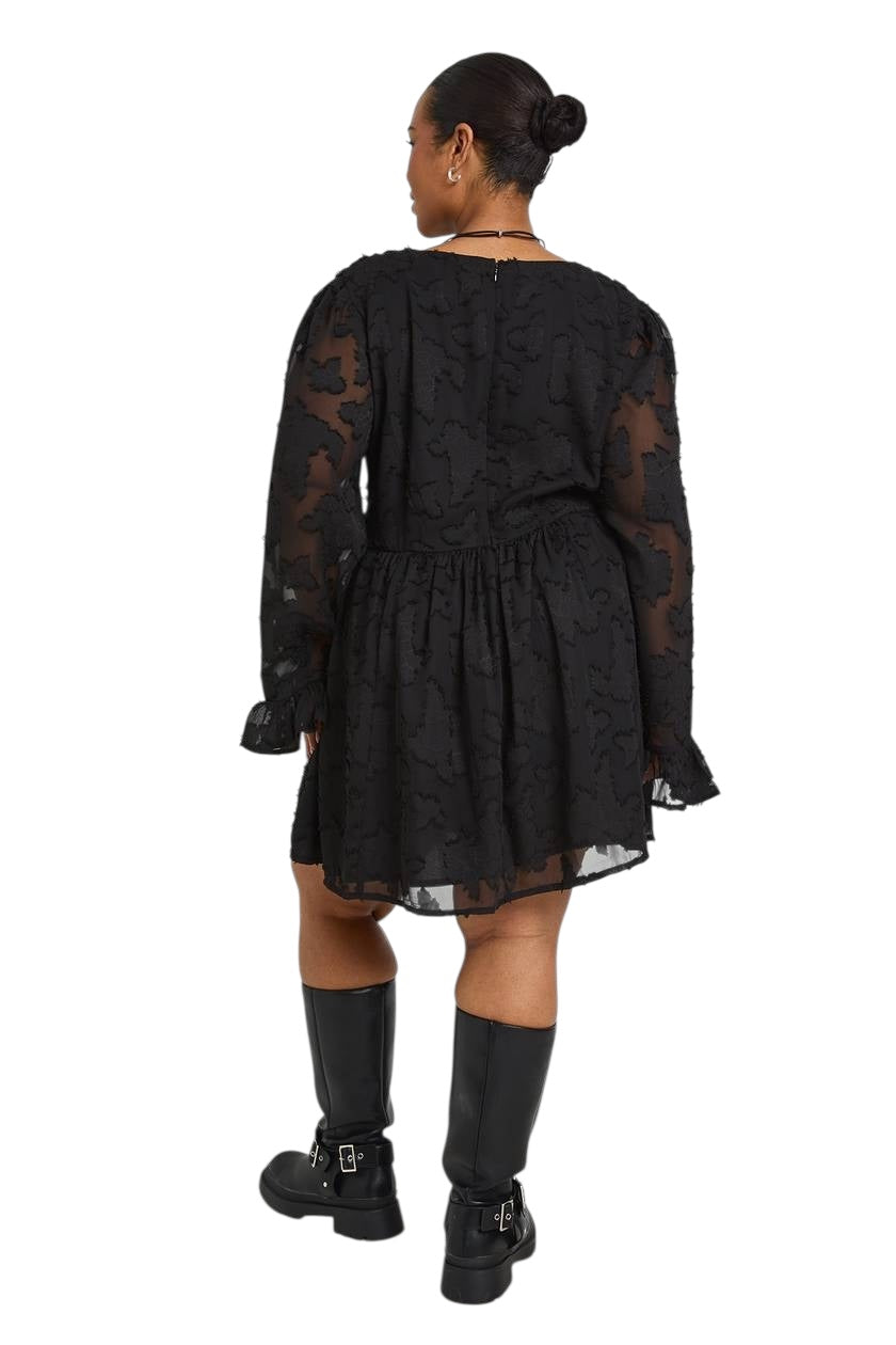 BOOHOO Ruffle Dress