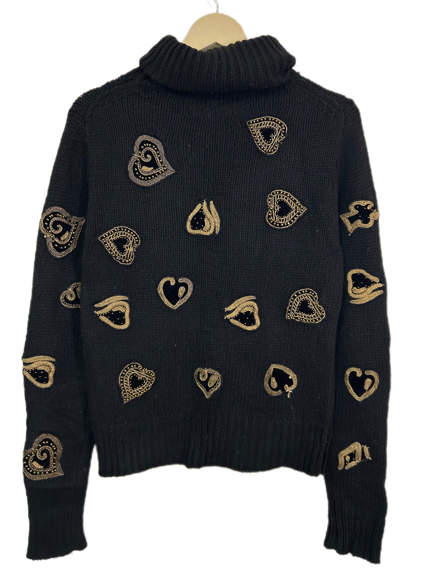 ZARA Embellished Turtleneck Sweater