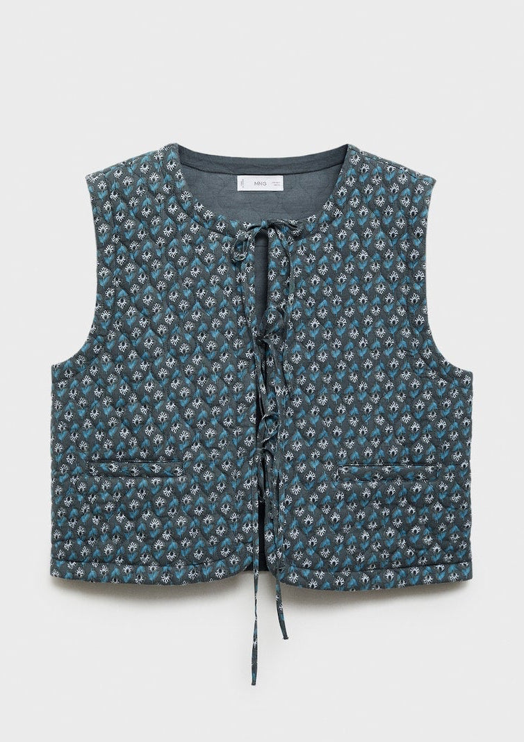 MANGO Teen quilted gilet Vest