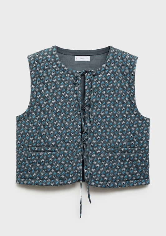 MANGO Teen quilted gilet Vest