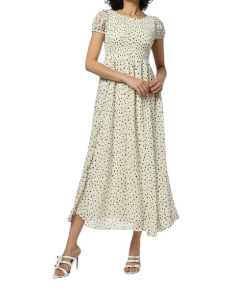 Polka Dot Print Dress