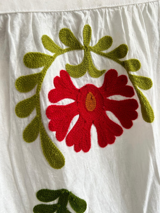 Embroidered Cotton Dress