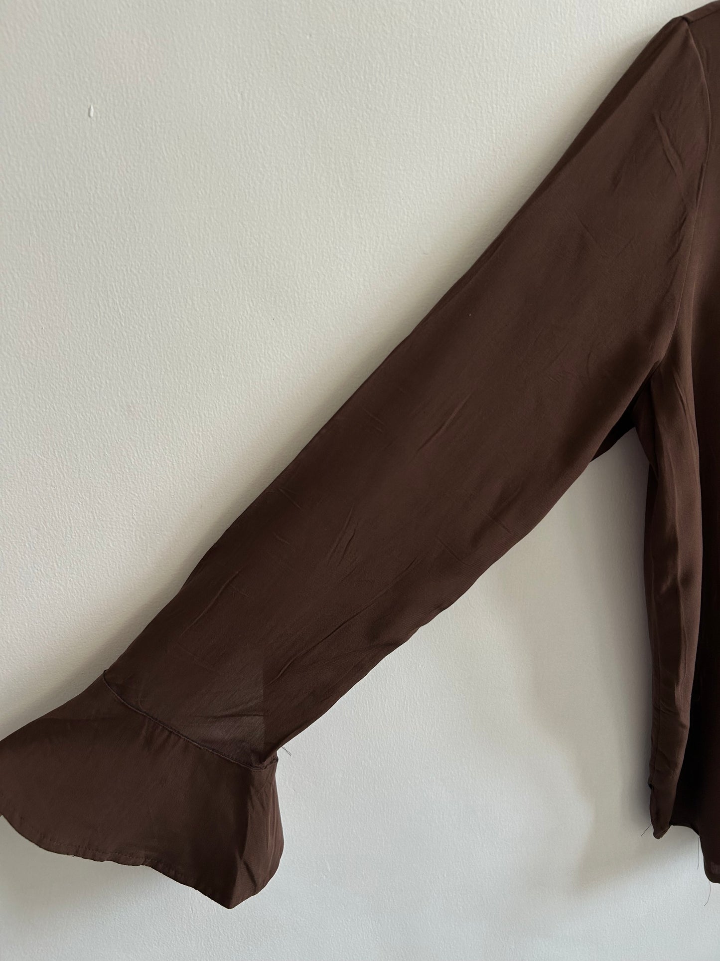 Brown Knot Top