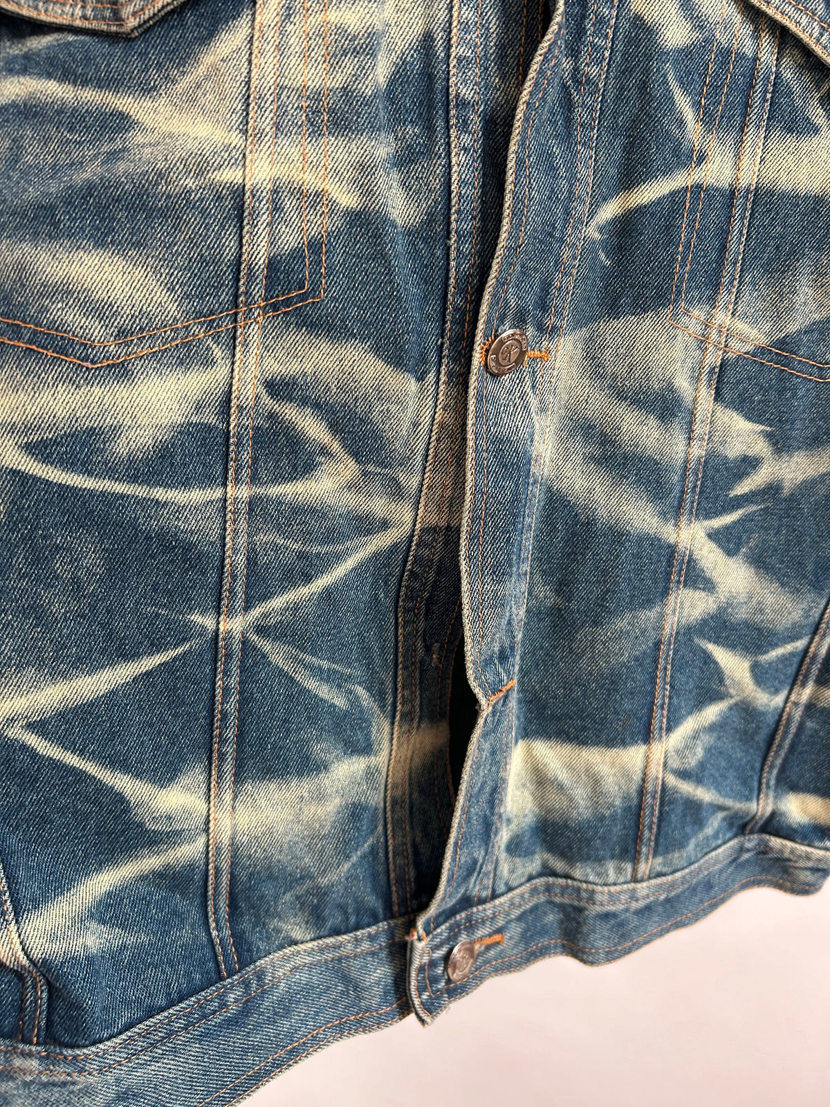 Printed Denim Jacket: 40”
