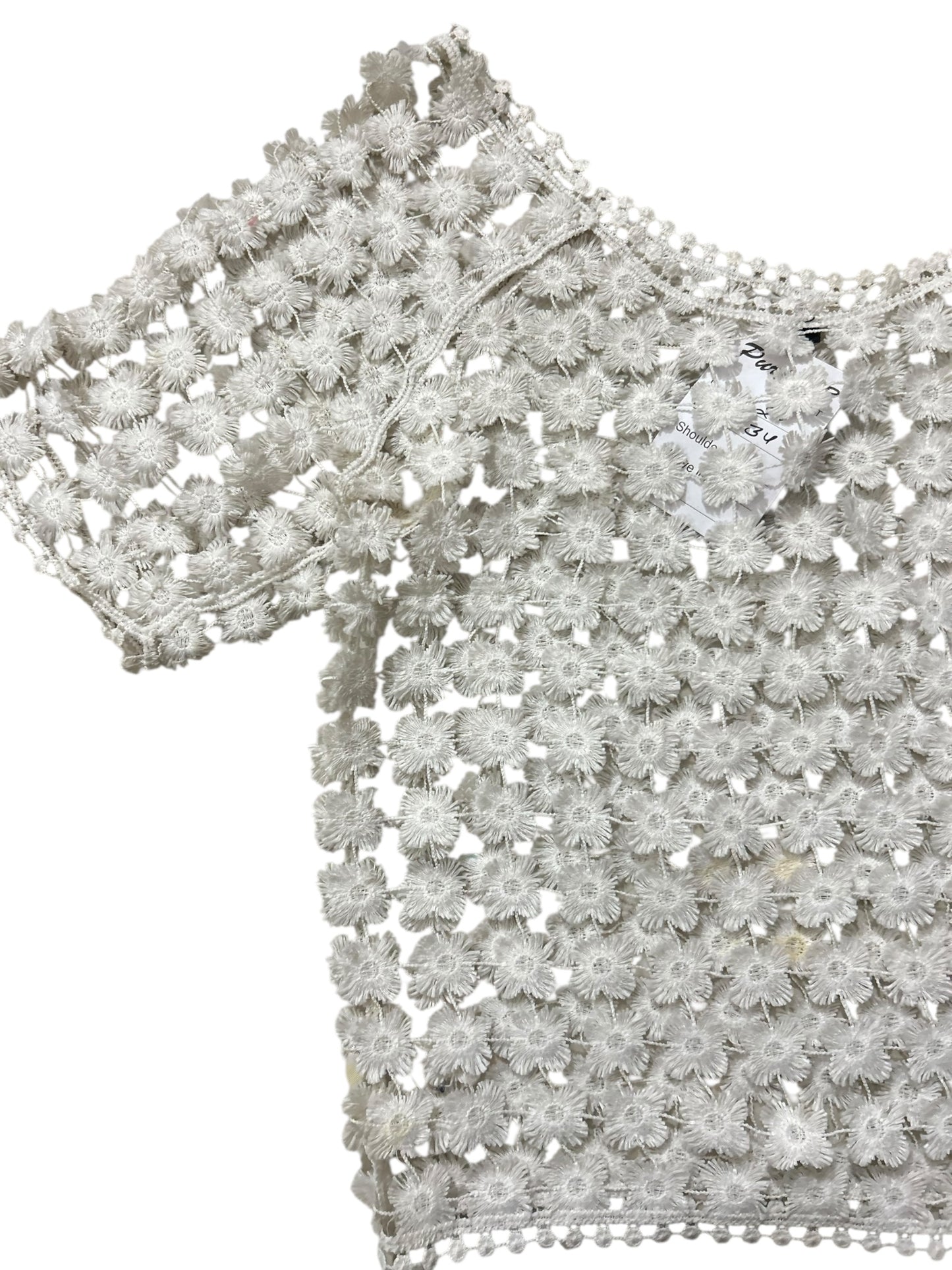White Crochet Top