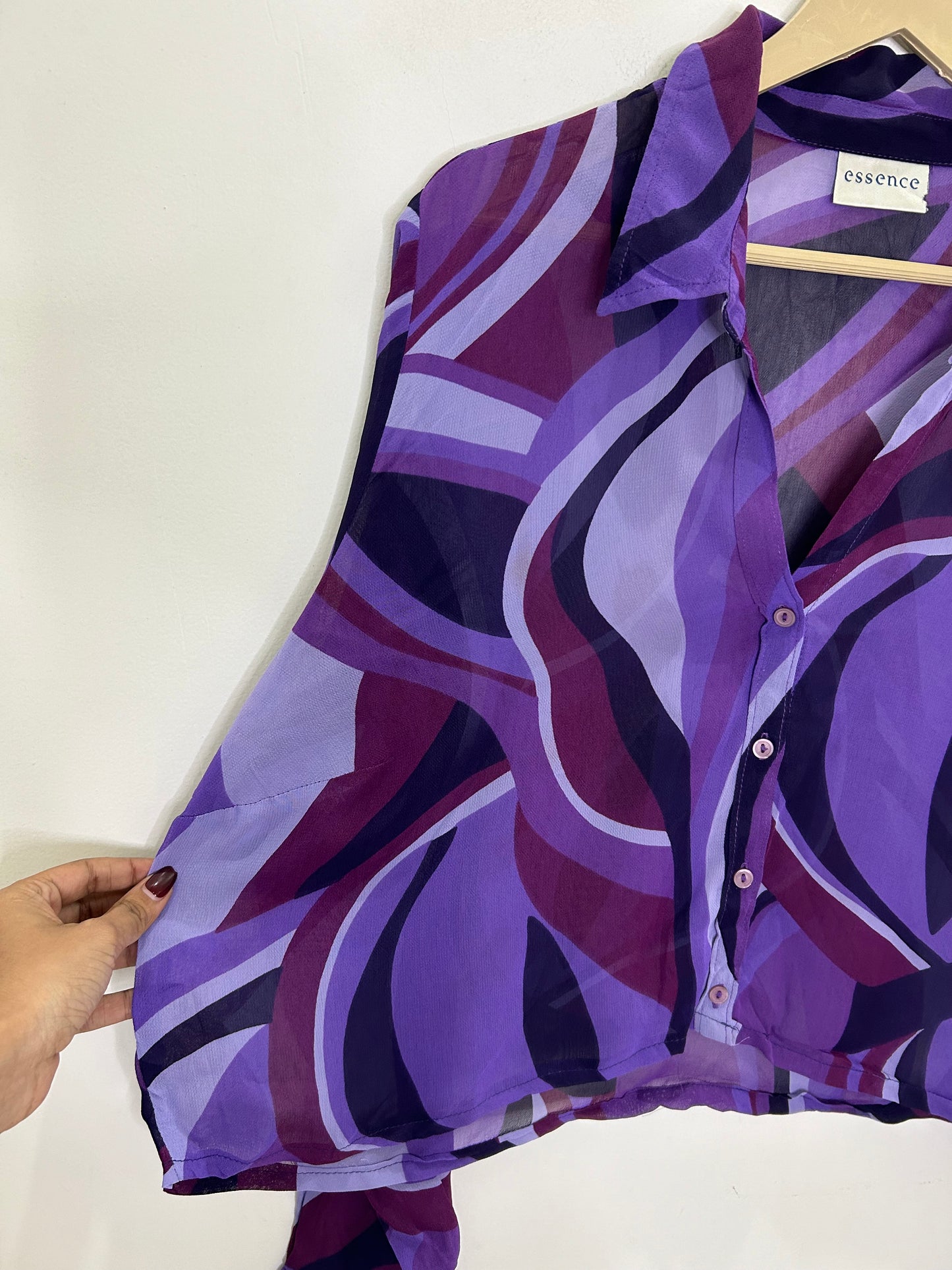 Purple Abstract Shirt