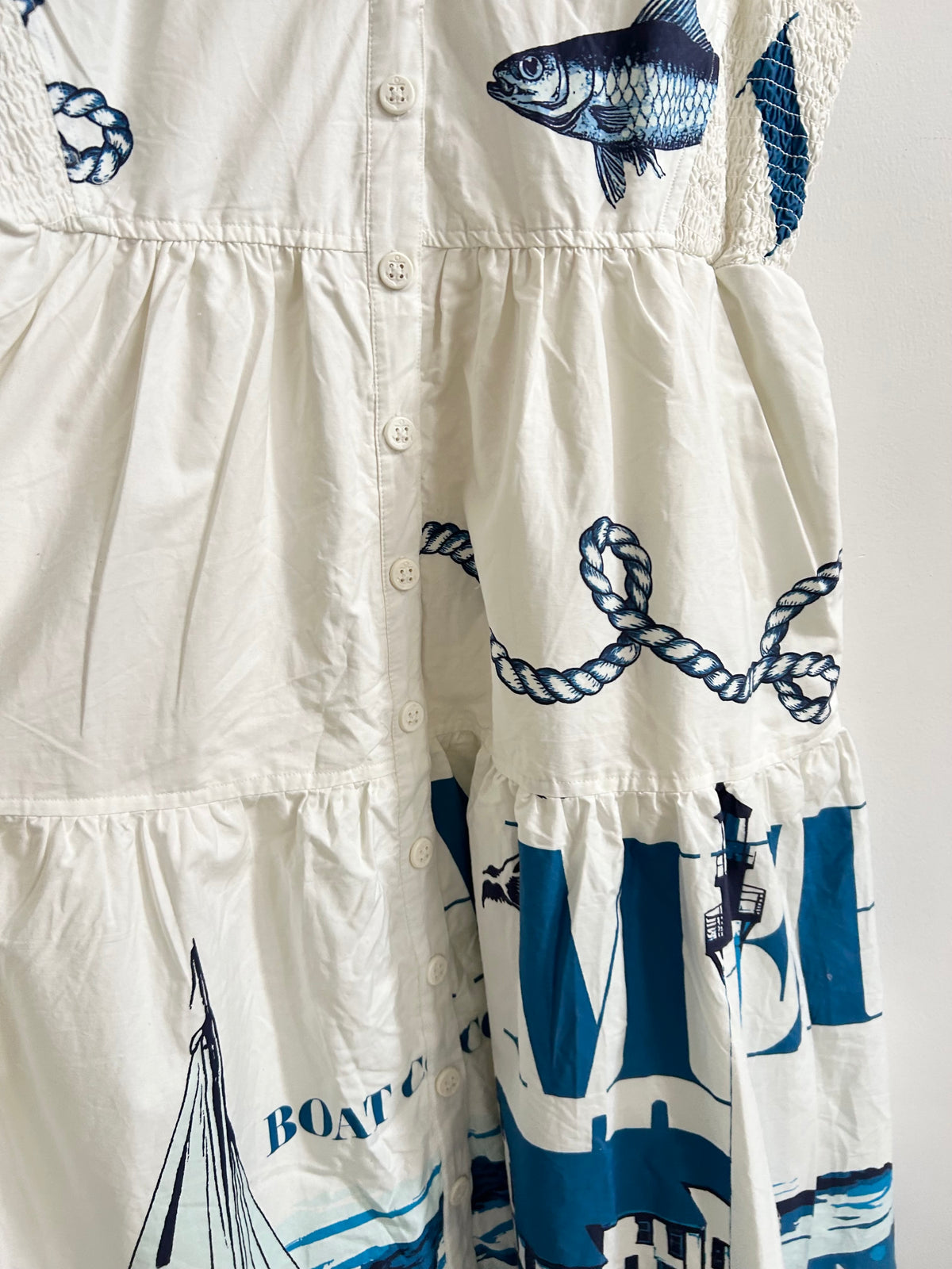 Cotton Sailor Dress: 40”