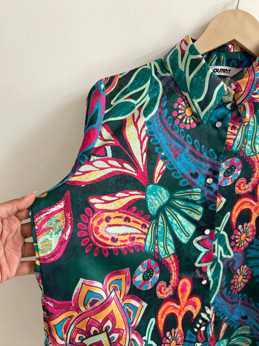Floral Shirt: 40”