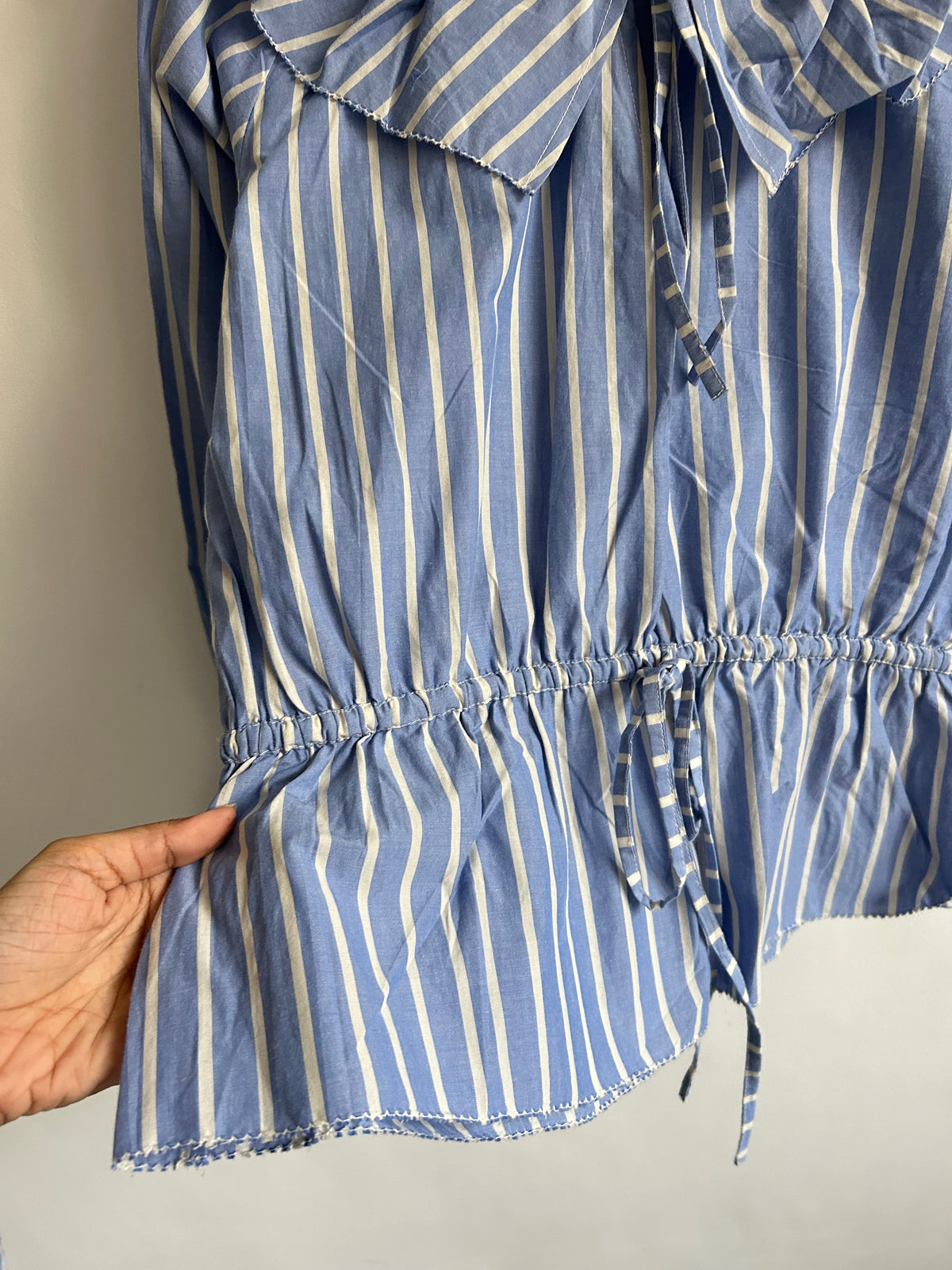 Striped Cotton Top: 38”