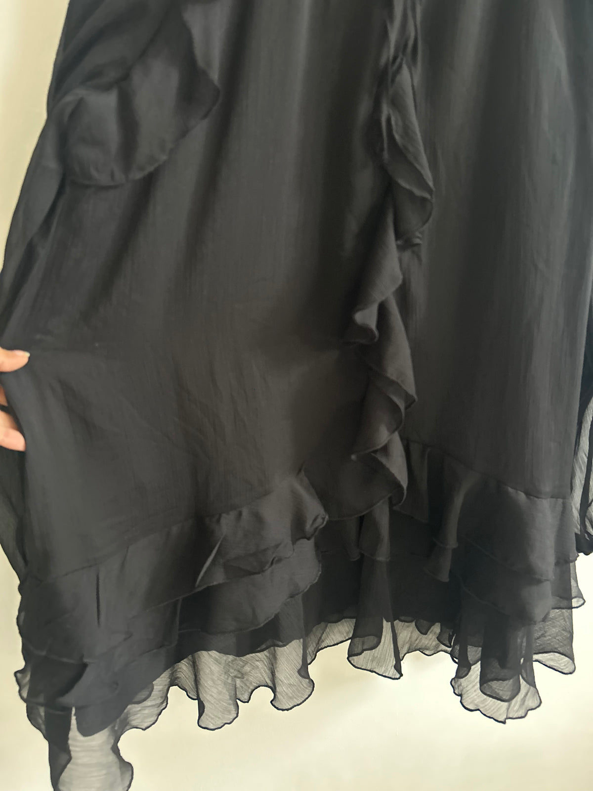 BOOHOO Ruffle Dress: 46”