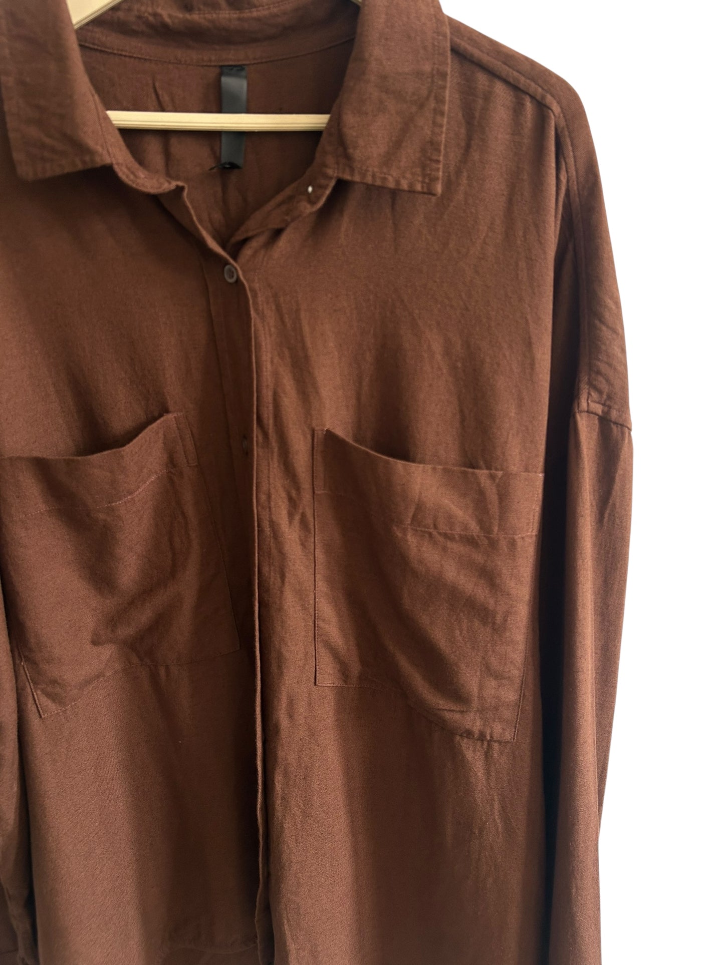 Solid Brown Shirt