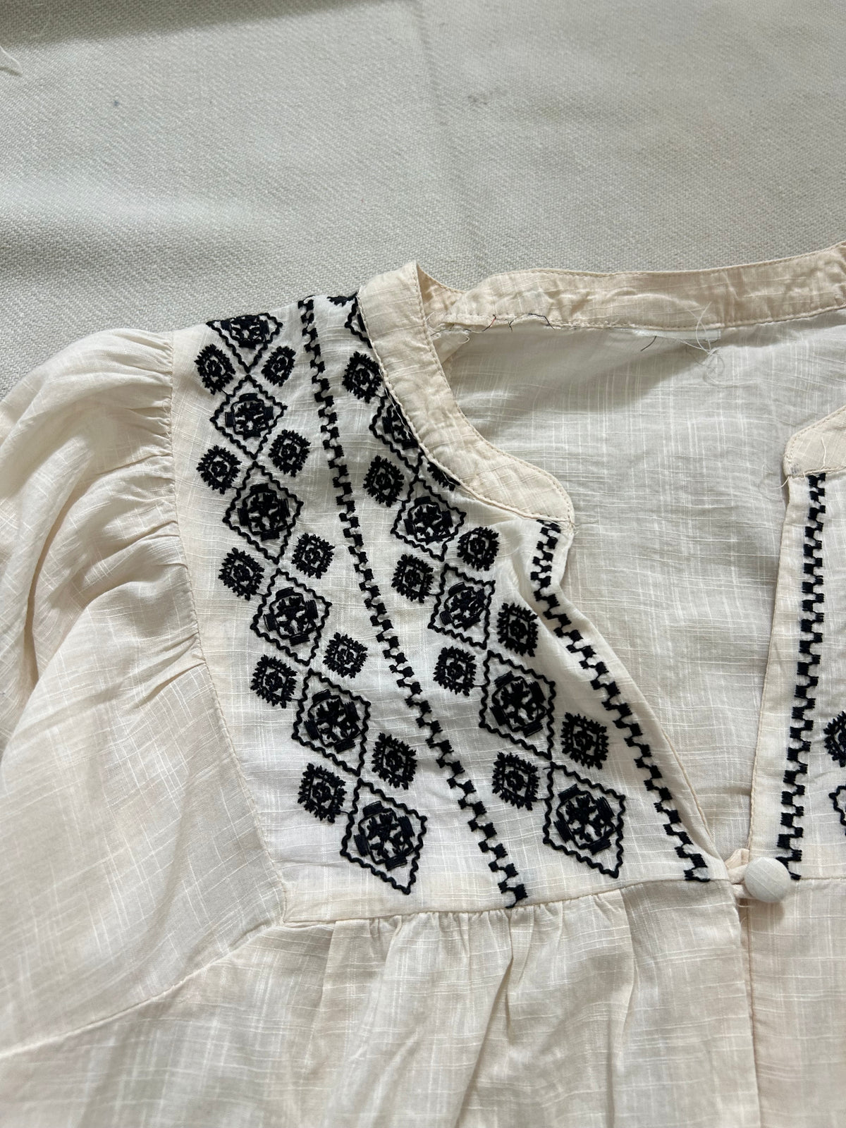 Cotton Embroidered Top