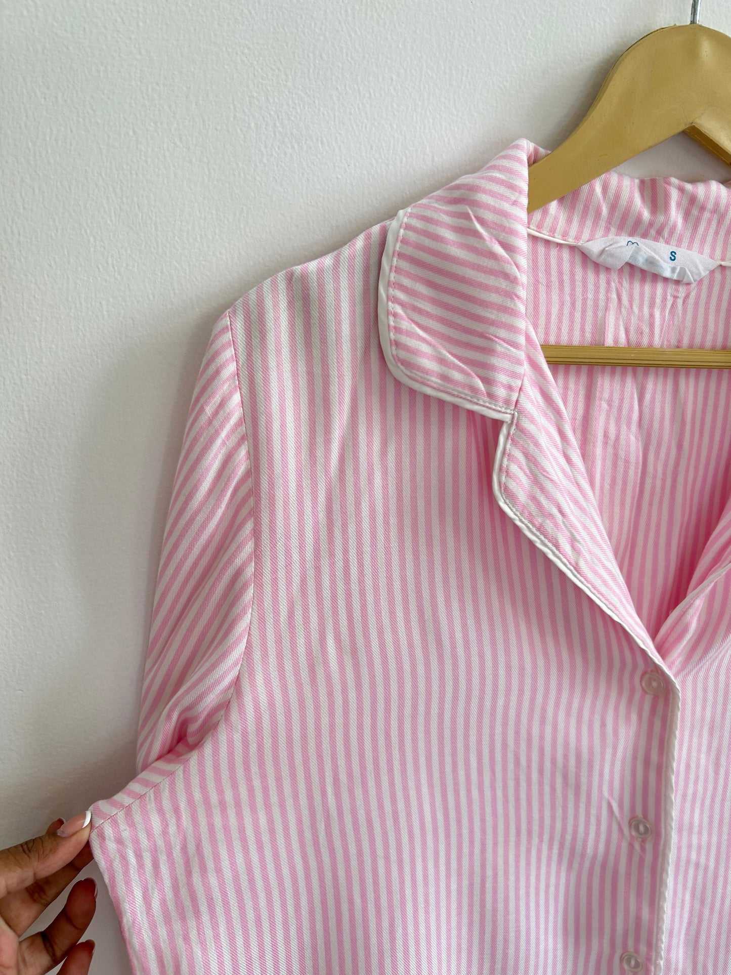 Pink Striped Shirt