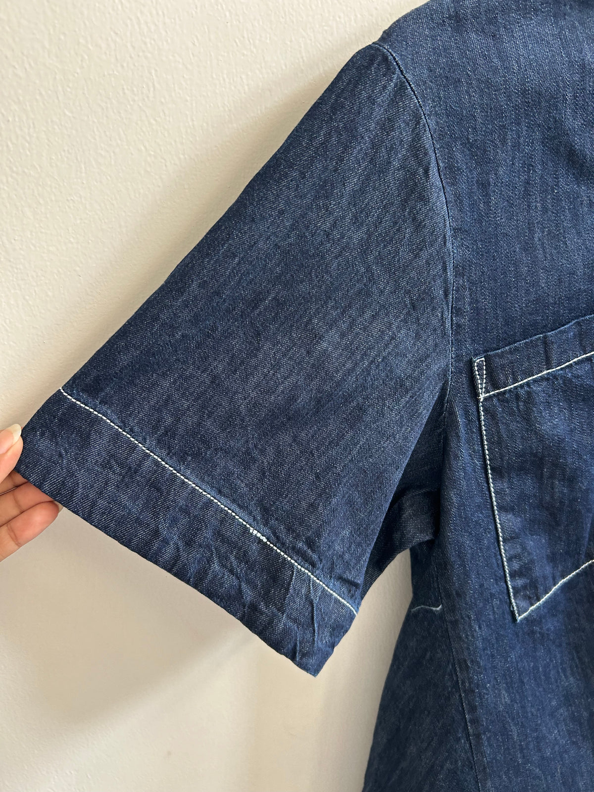 Denim Shirt: 40”