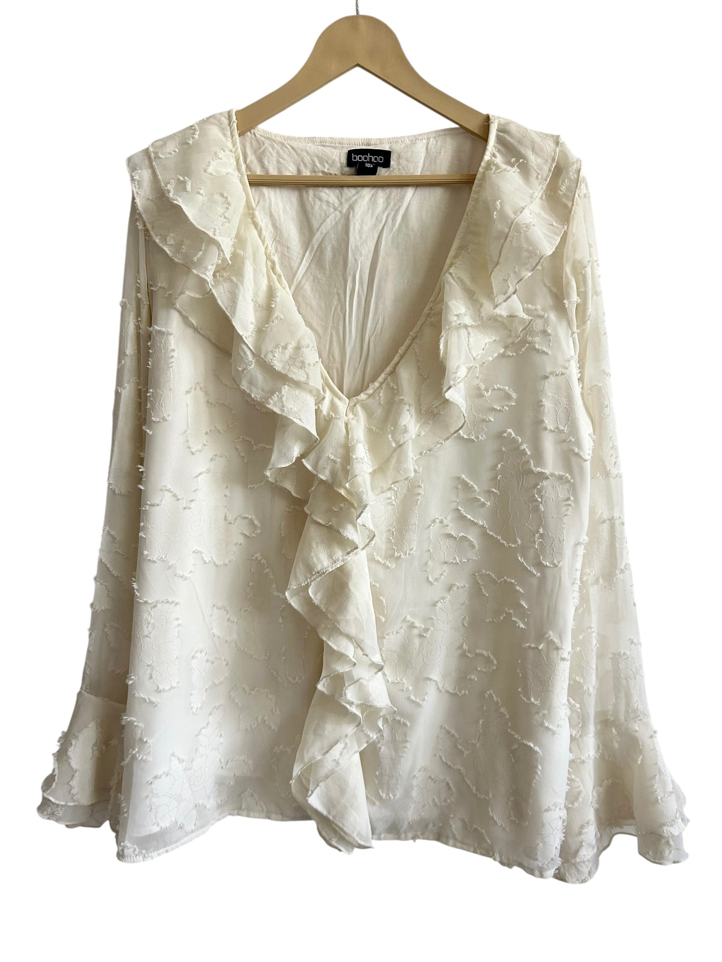 BOOHOO Ruffle Top
