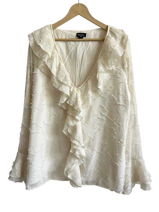 BOOHOO Ruffle Top