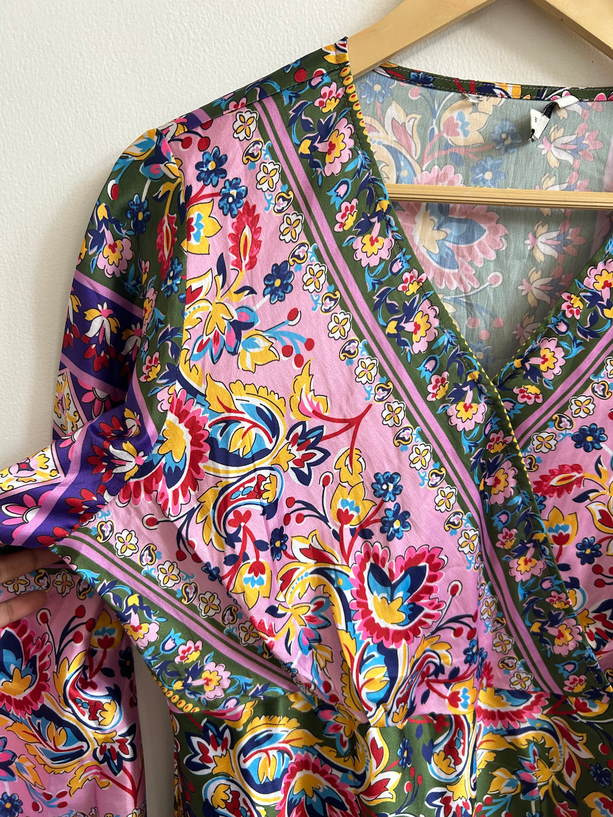 Printed Satin Dress