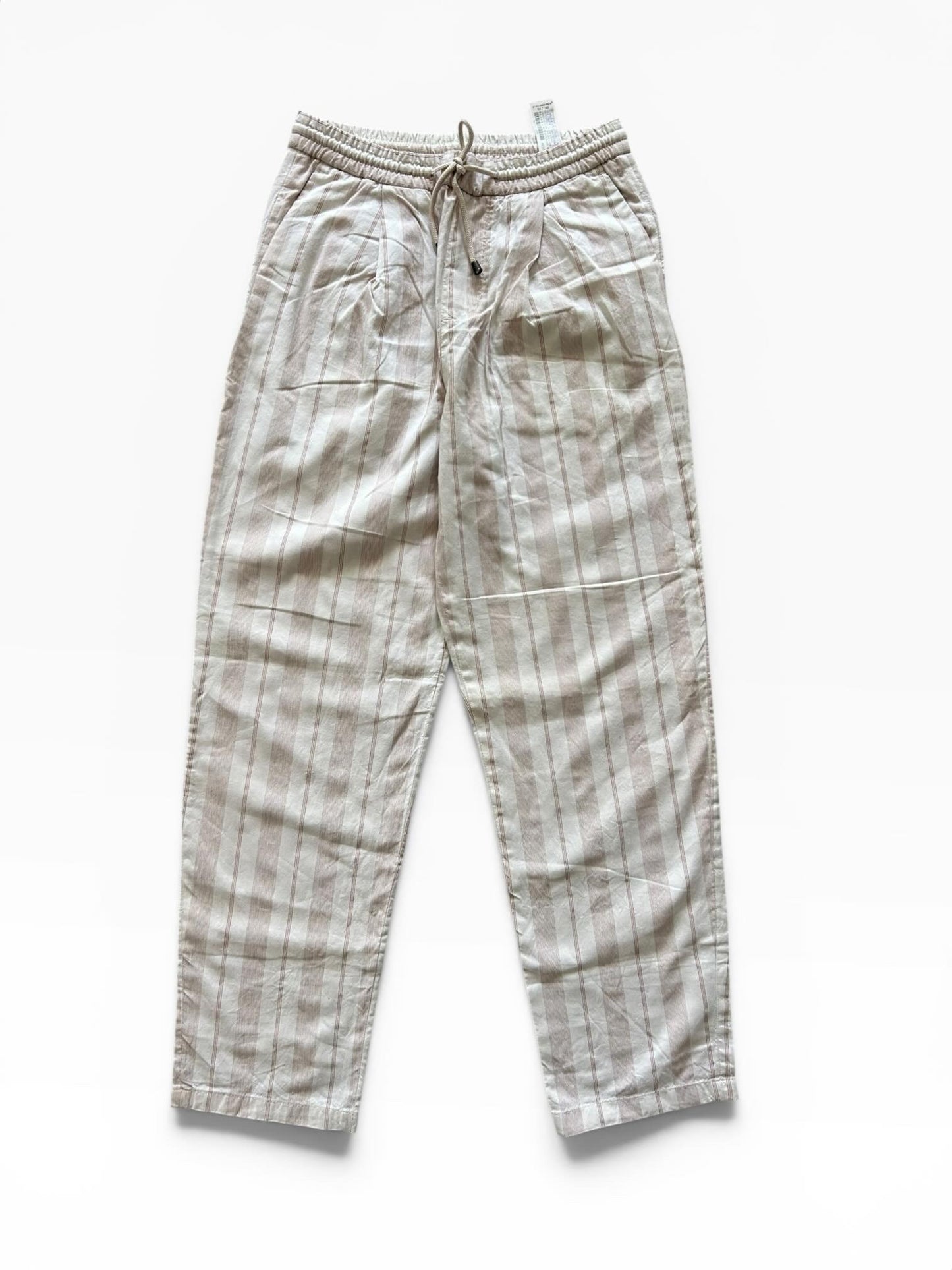 Striped White Pants