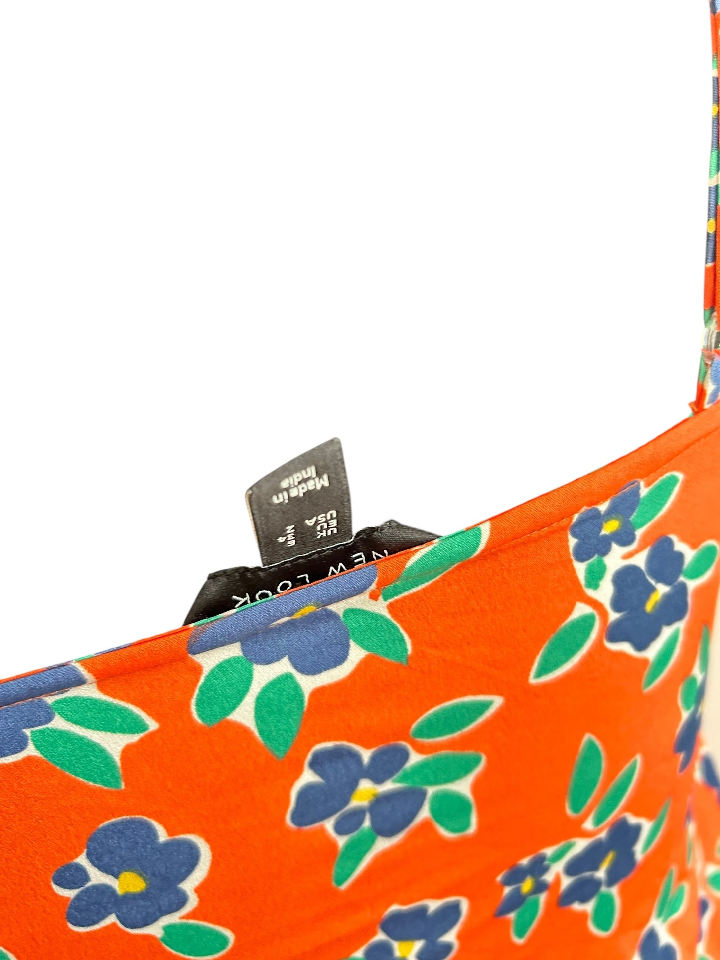 Floral Orange Dress