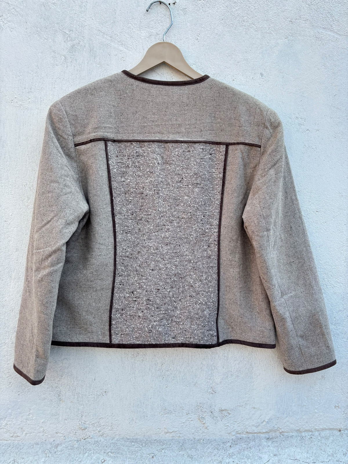 Vintage Brown Jacket: 42”