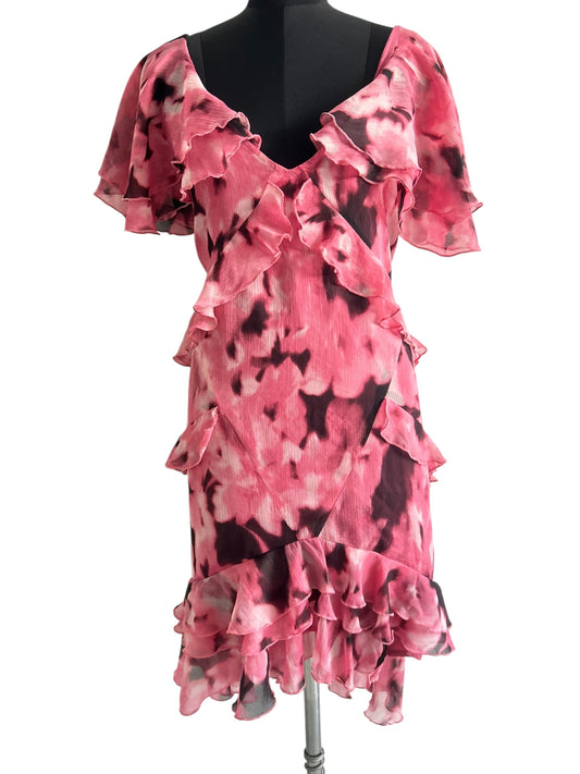BOOHOO Ruffle Dress