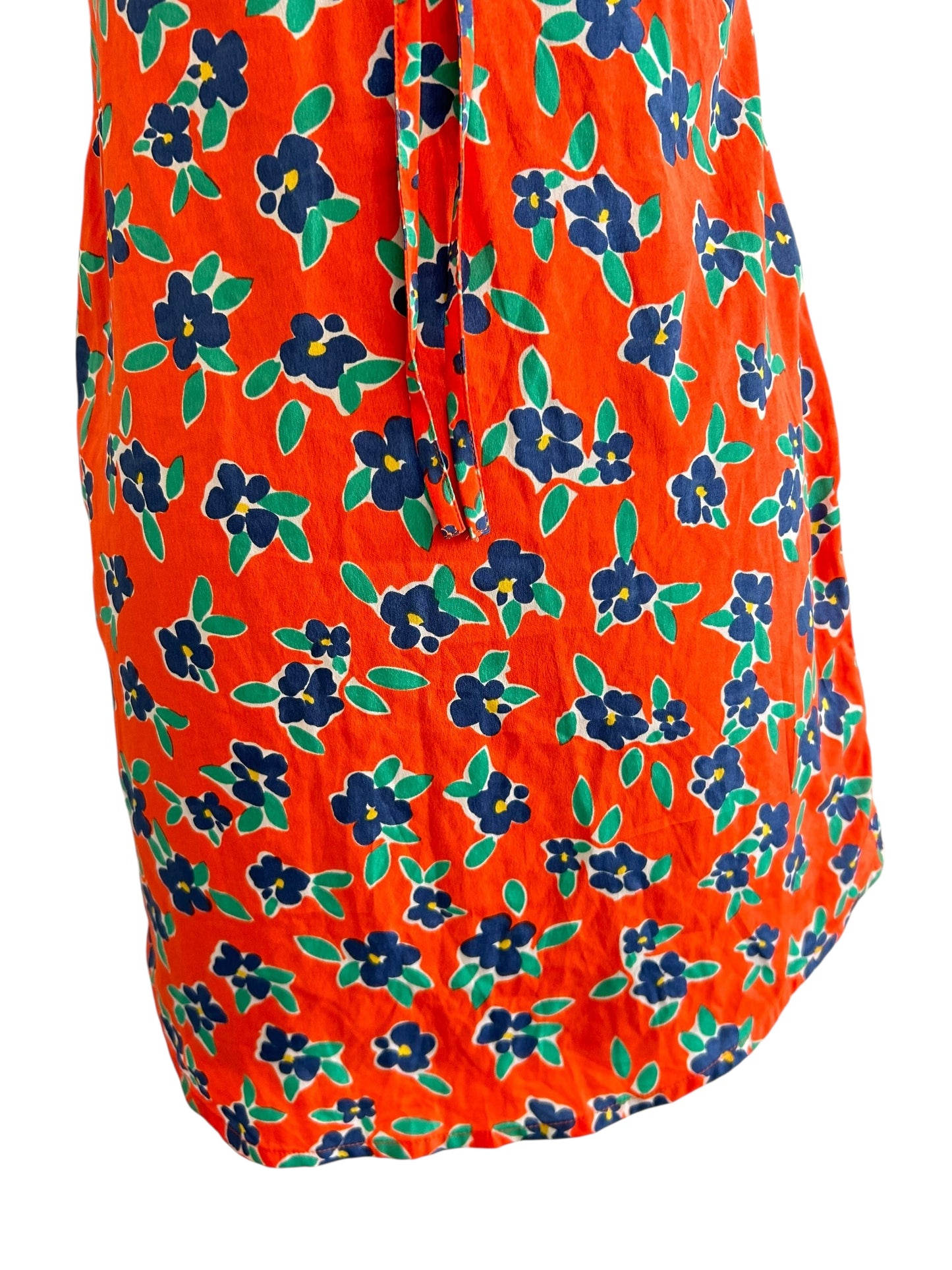 Floral Orange Dress