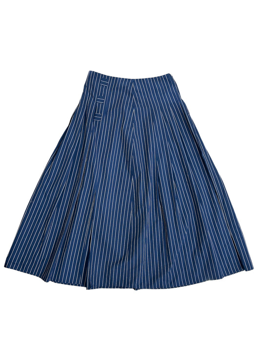 Blue Striped Skirt