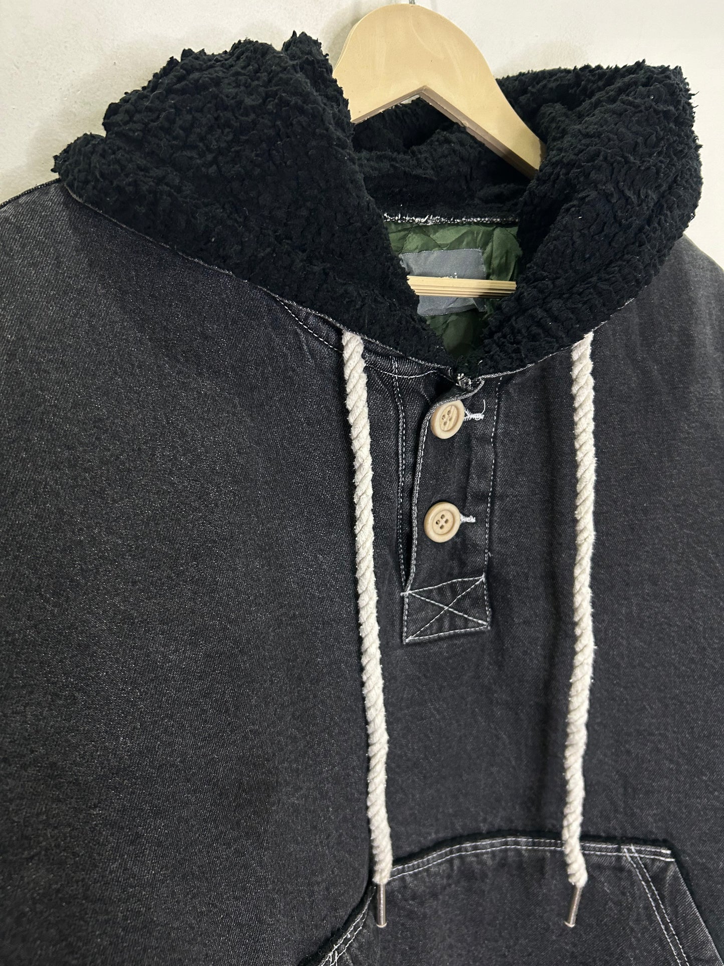 Vintage Denim Hoodie