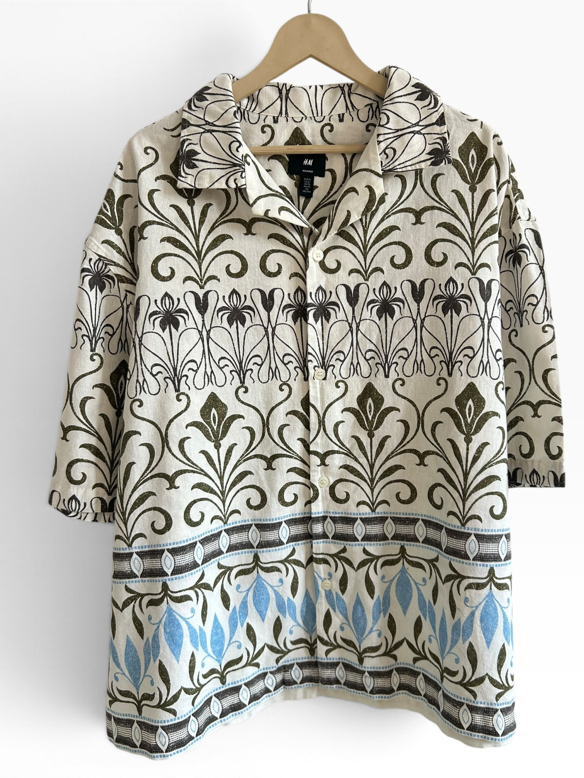 Printed Cotton Shirt: 54”