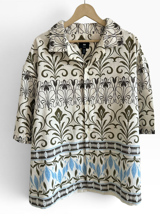 Printed Cotton Shirt: 54”