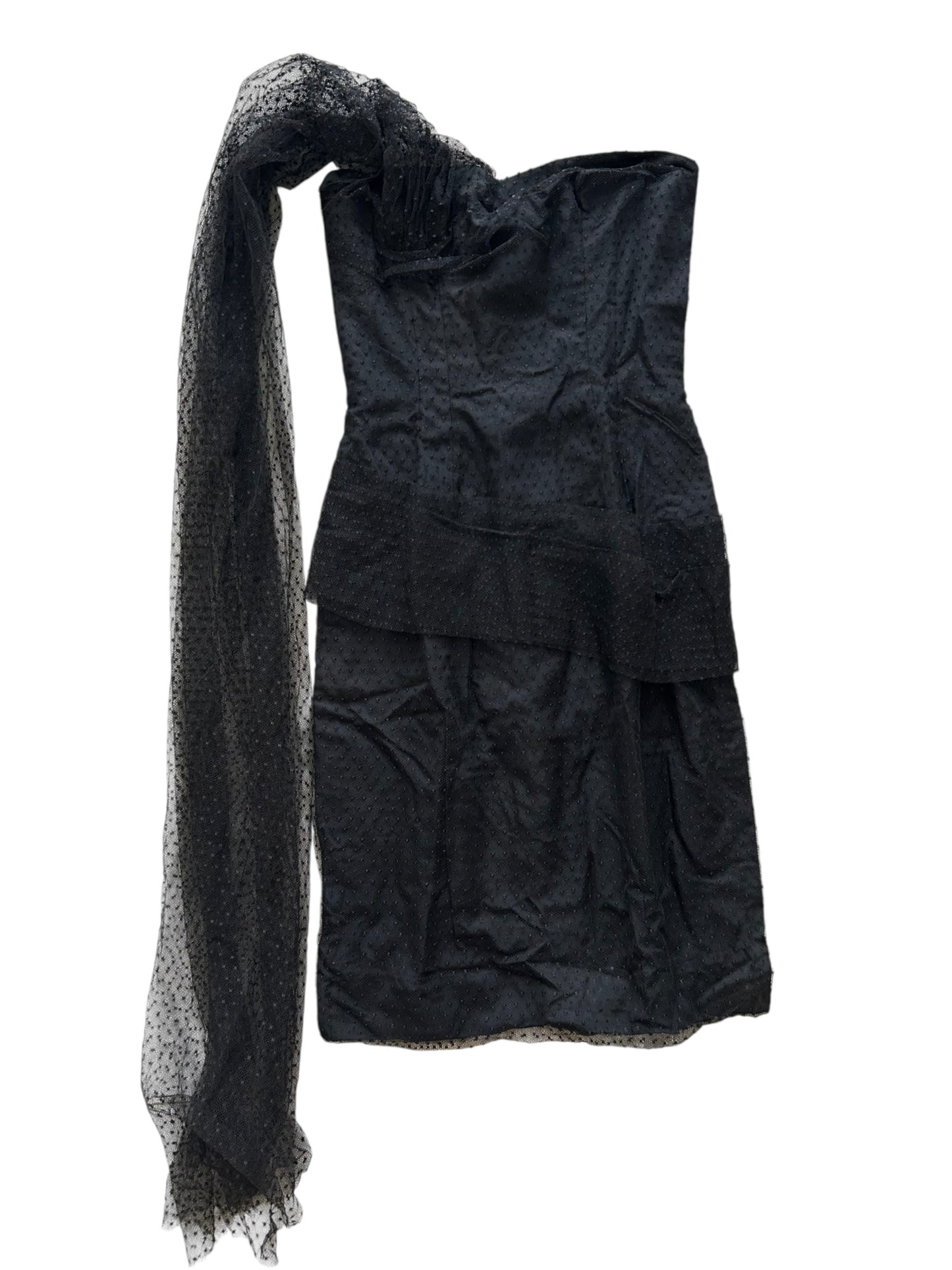 Strapless Scarf Dress