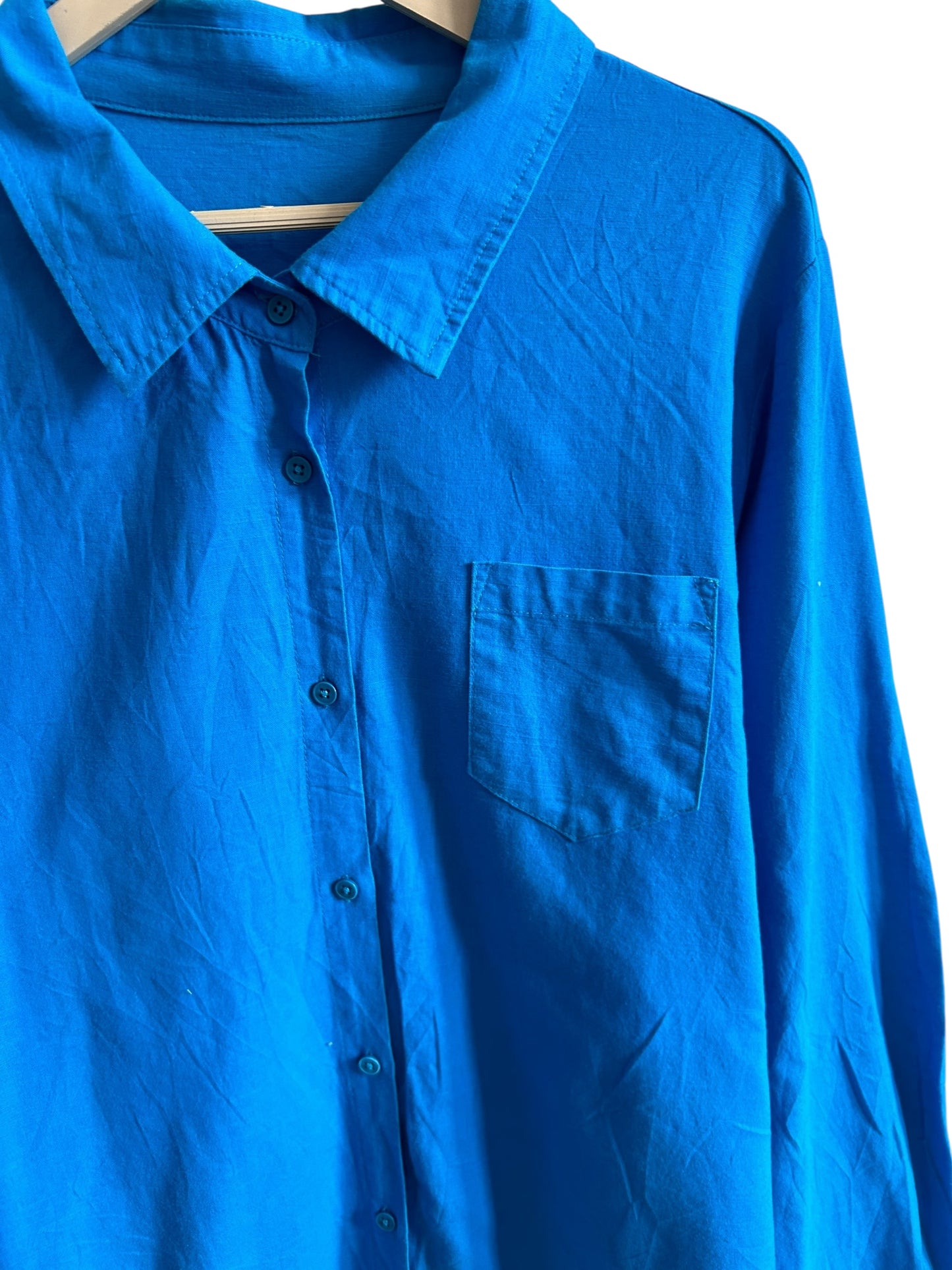 Blue Cotton Shirt