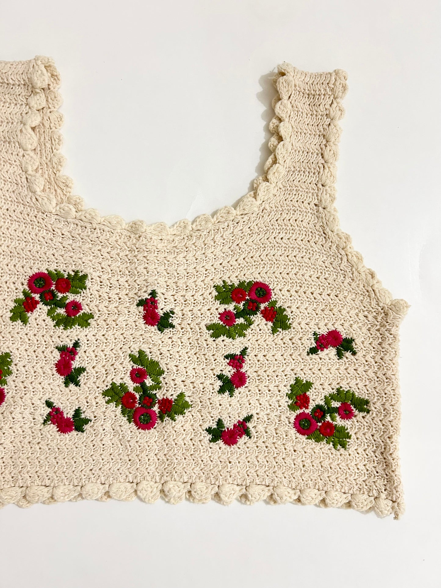 Crochet Floral Top