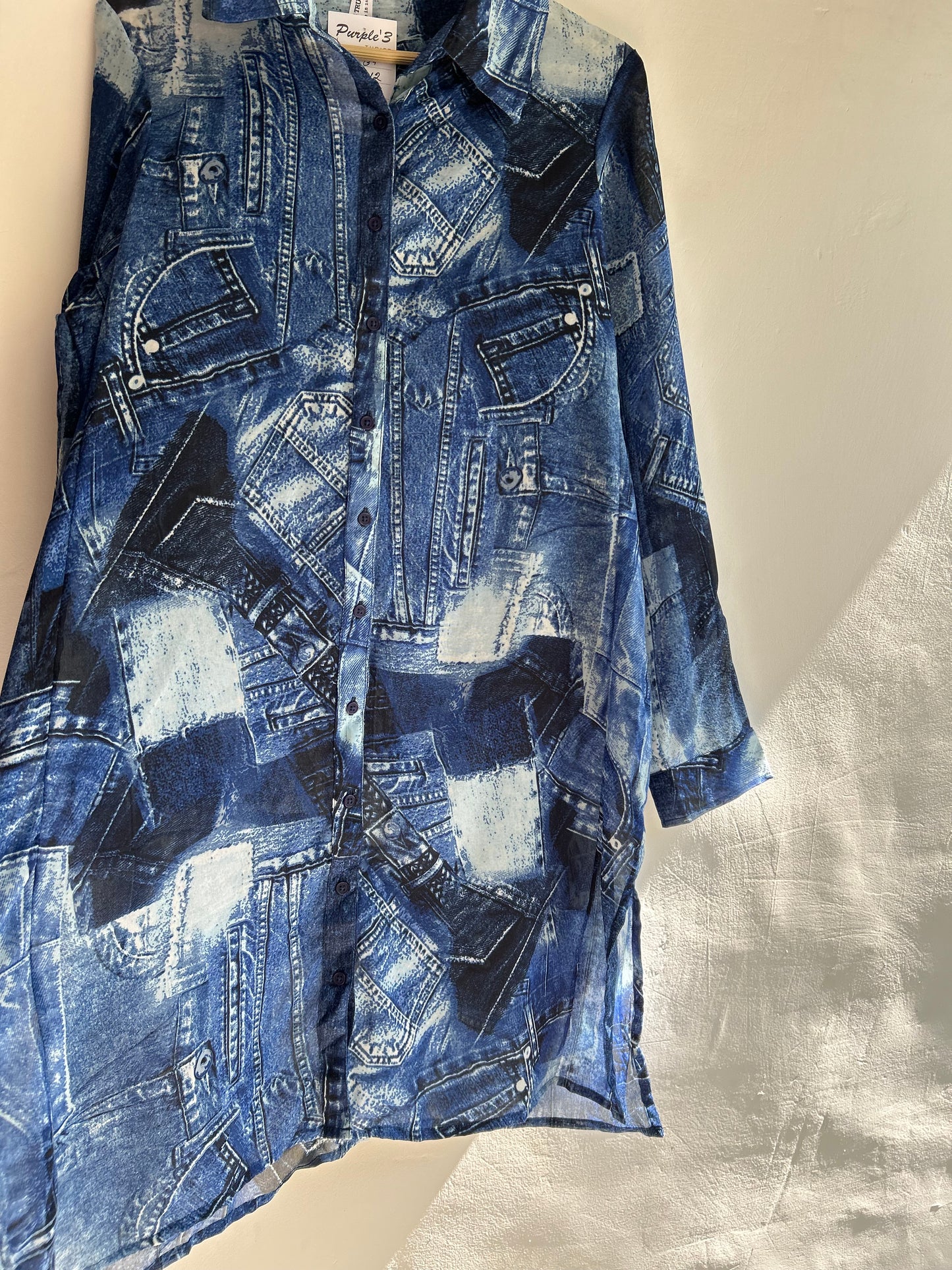 Denim Print Shirt