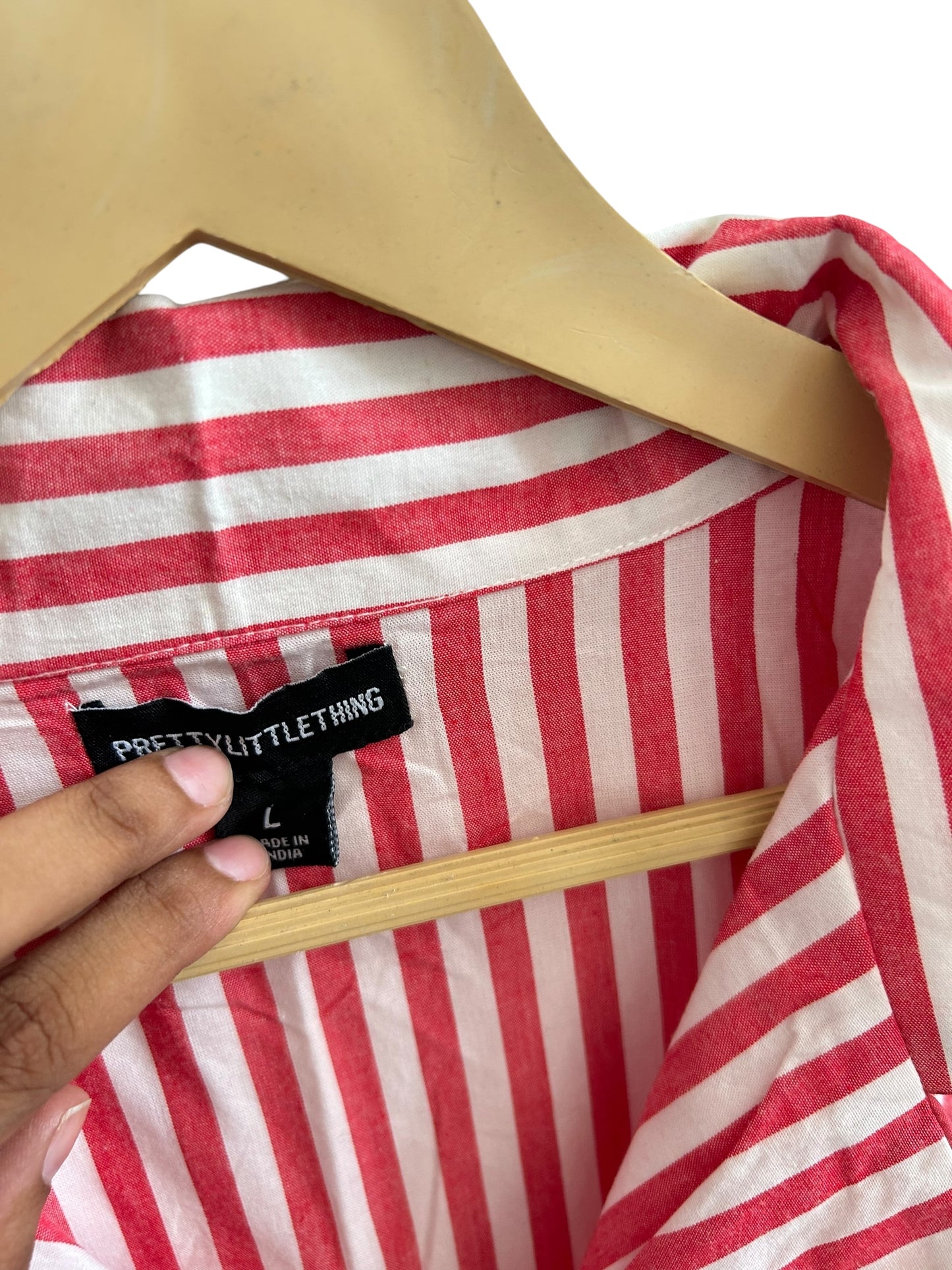 PLT Bow Stripped Shirt