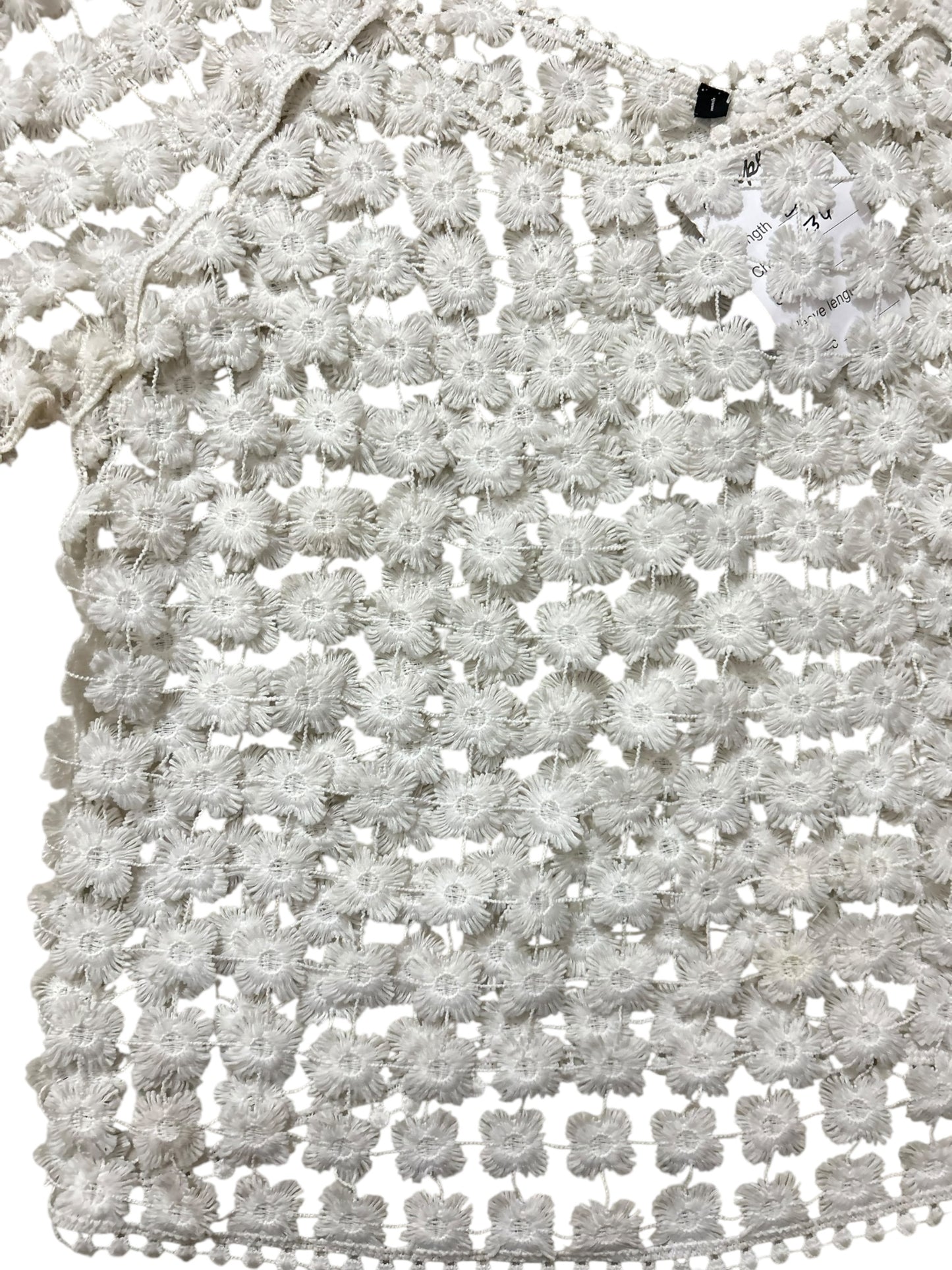 White Crochet Top