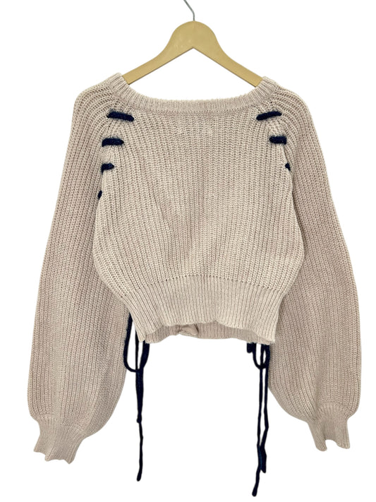 Knot Beige Sweater
