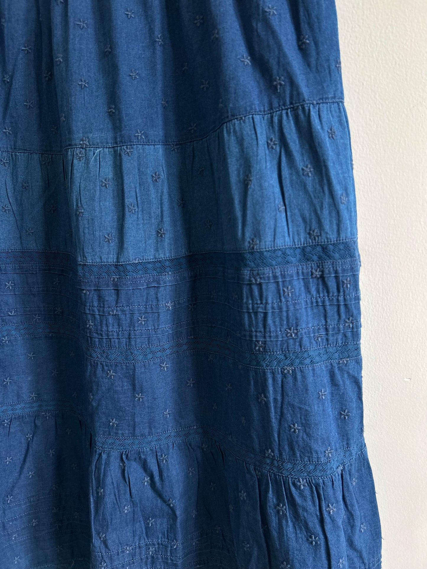 Cotton Denim Skirt