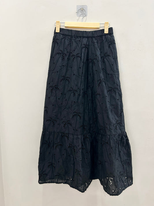 Cotton Cut Out Palm Skirt