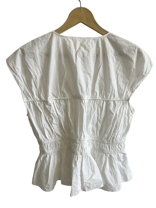 Cotton White Poplin Top