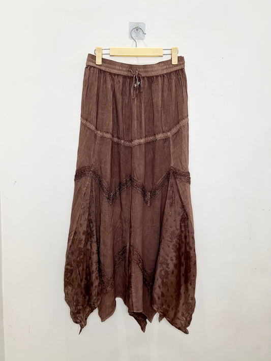 Boho Brown Skirt